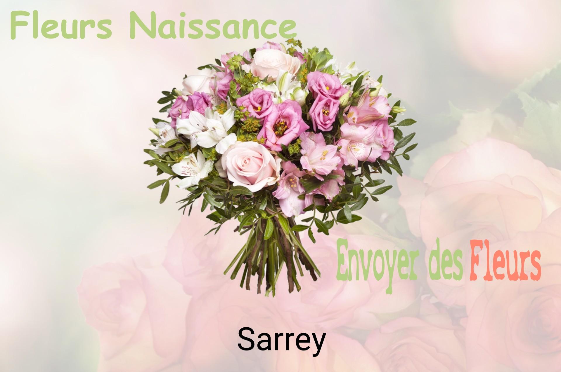 Bouquet de fleurs de naissance livré à Sarrey